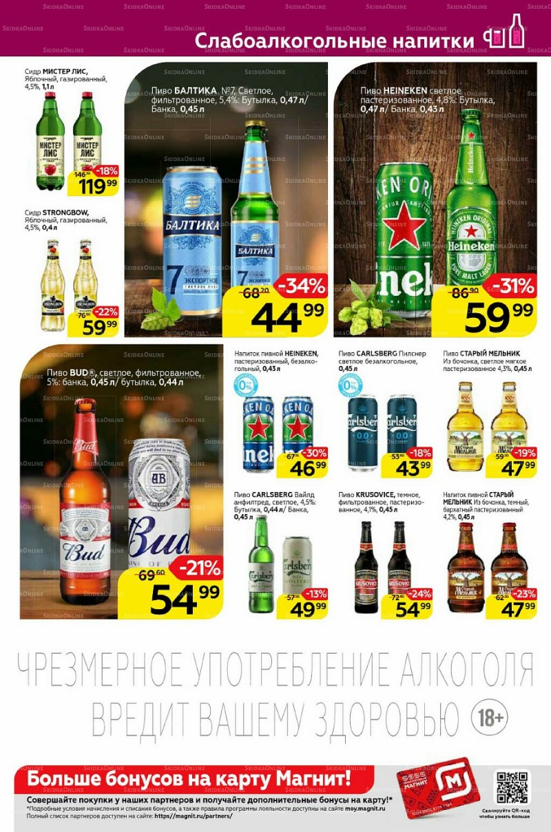 Каталог Магнит «Алкоголь» с 2 по 8 февраля 2022 страница 1