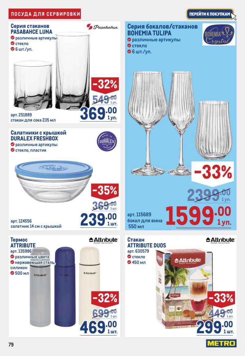 Каталог МЕТРО с 19 января по 1 февраля 2023 года страница 79