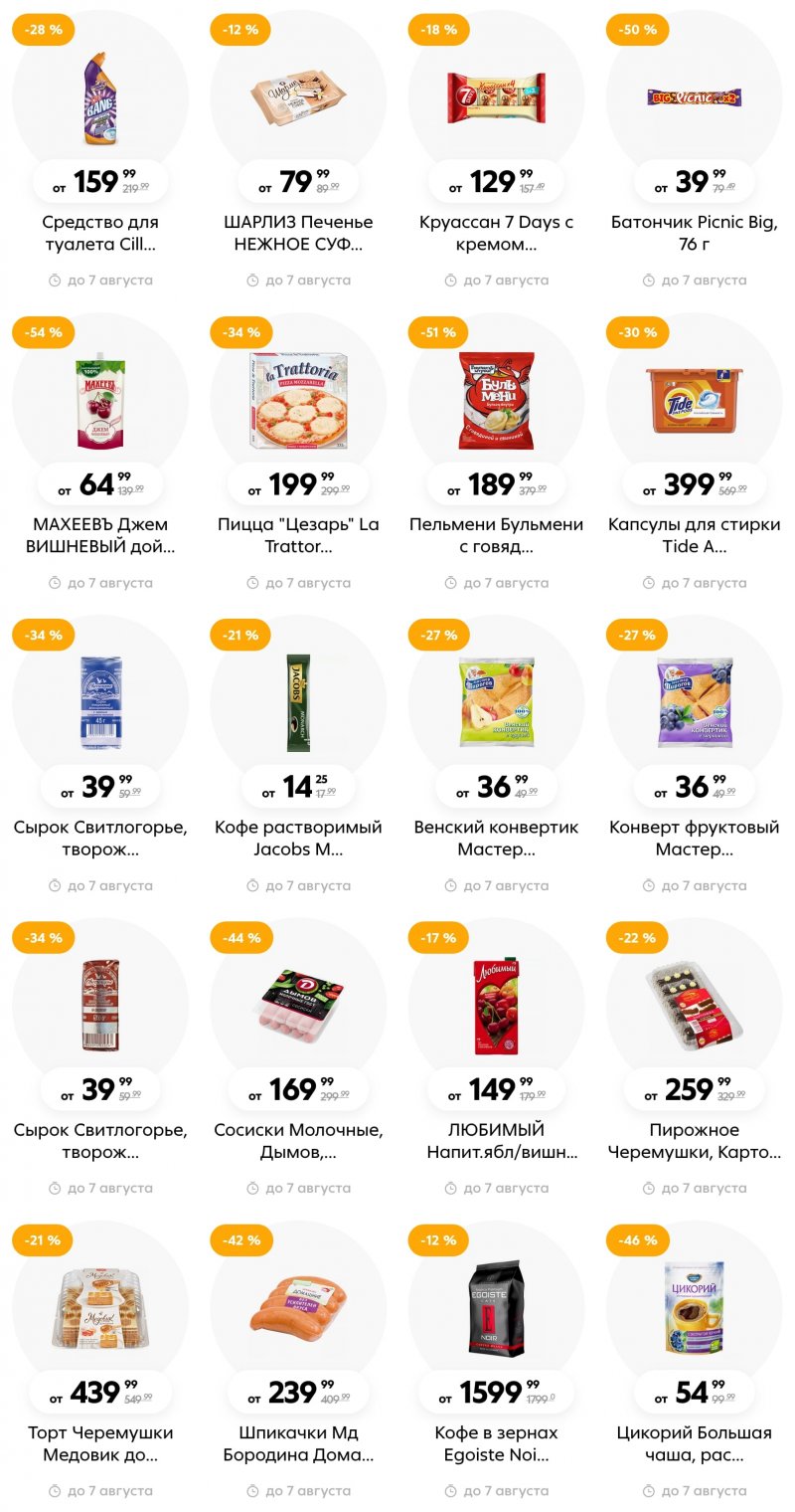 Каталог Пятерочка с 1 по 7 августа 2023 года страница 12