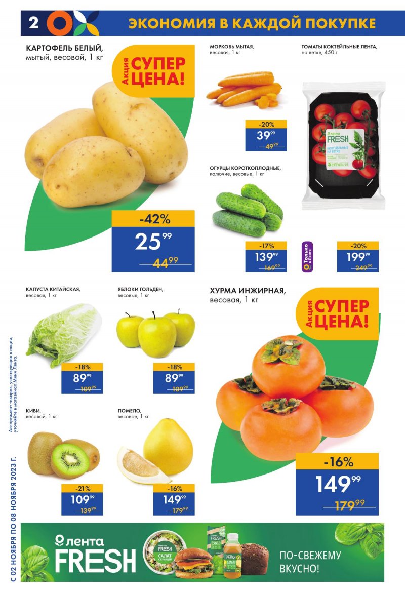 Каталог Мини Лента с 2 по 8 ноября 2023 года страница 2