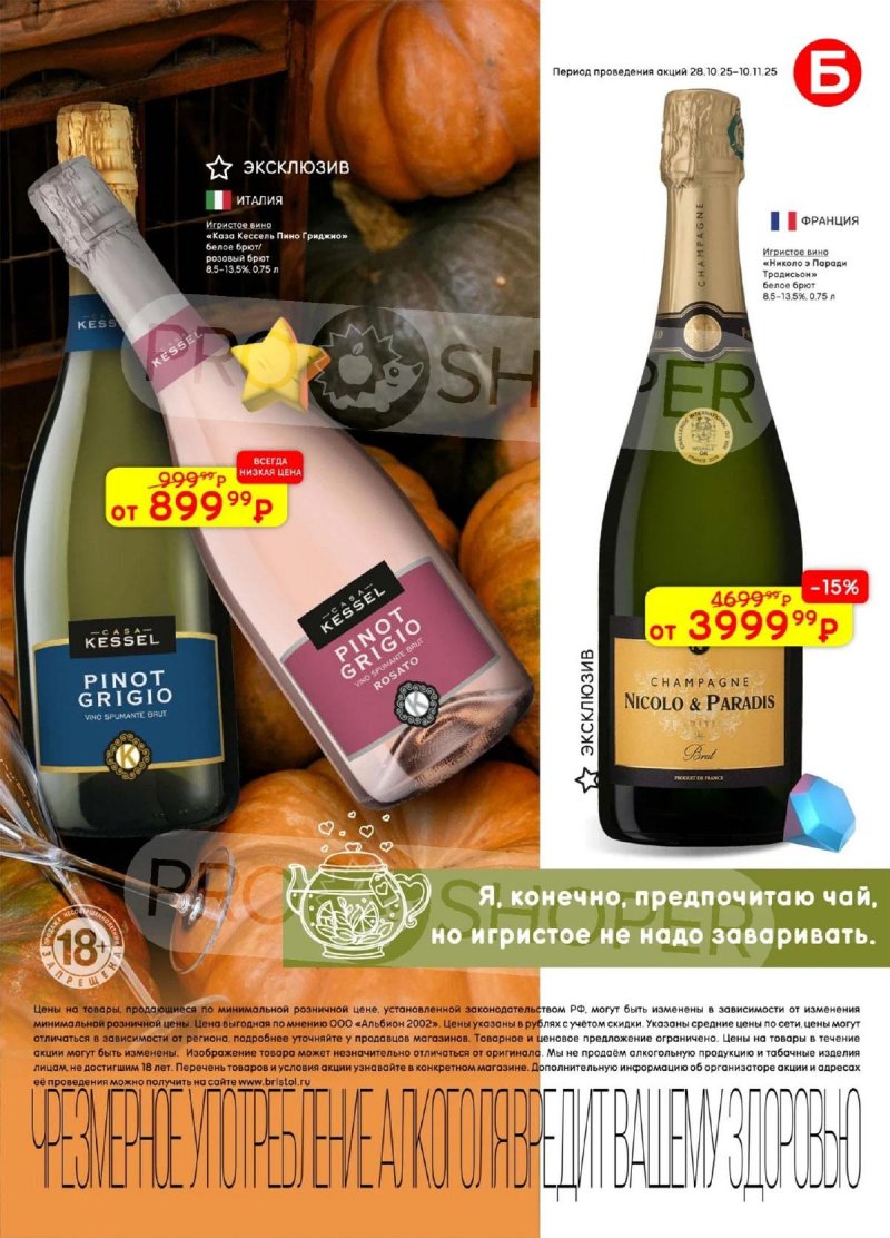 Каталог Бристоль с 28 октября по 10 ноября 2025 года страница 11