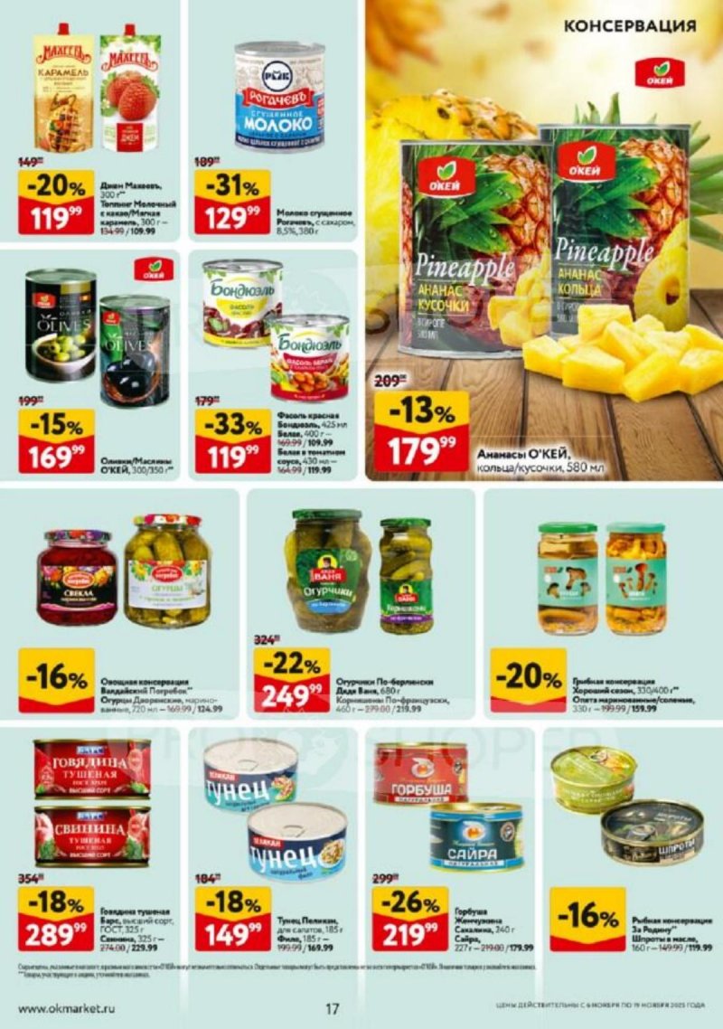 Каталог ОКЕЙ с 6 по 19 ноября 2025 года страница 17