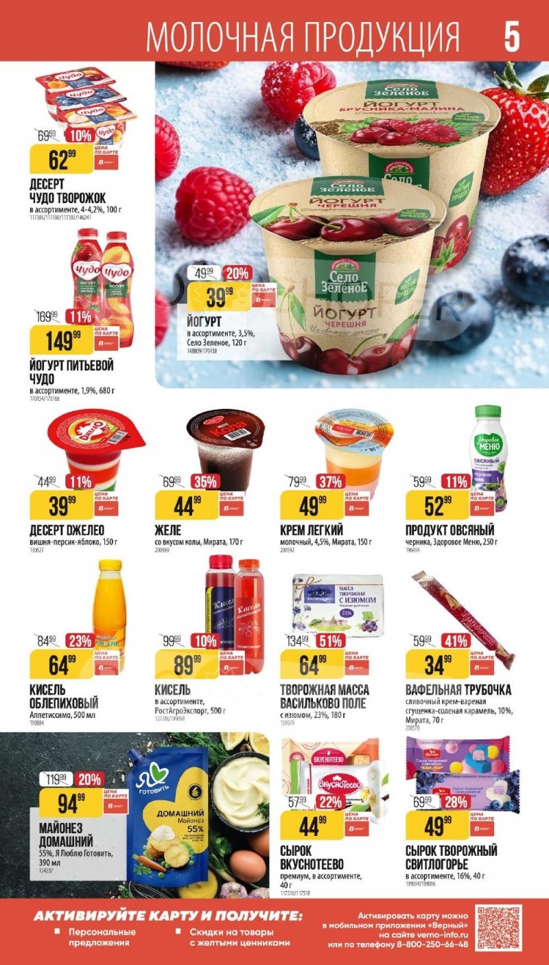 Каталог Верный «Сезонный каталог» с 8 января по 3 февраля 2026 года страница 5